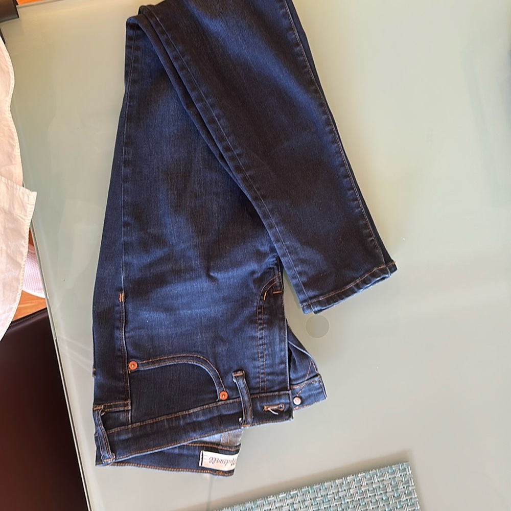 Madewell dark blue jeans